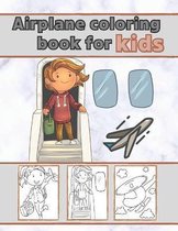 Airplane Coloring Book for Kids