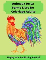 Animaux De La Ferme Livre De Coloriage Adulte