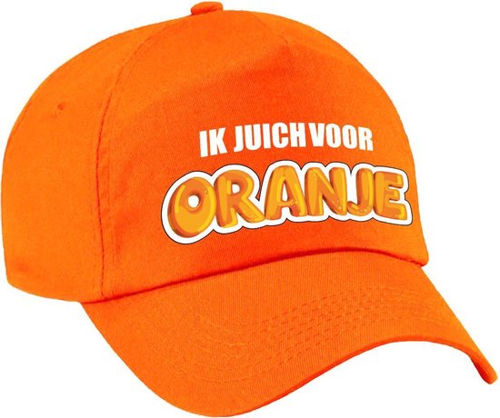 Holland fan pet / cap - ik juich voor oranje - volwassenen - EK / WK - Nederland supporter petje / kleding