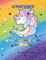 unicorn coloring book for girls ages 8-12
