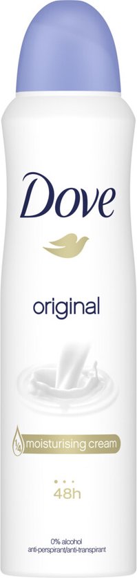 Dove Original Anti-transpirant Spray Vrouw - 6 x 150 ml - Voordeelverpakking