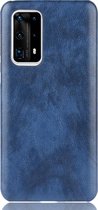 Huawei P40 Pro Plus Hoesje - Mobigear - Excellent Serie - Hard Kunststof Backcover - Blauw - Hoesje Geschikt Voor Huawei P40 Pro Plus