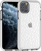 Apple iPhone 11 Pro Max Hoesje - Mobigear - Diamond Serie - Hard Kunststof Backcover - Wit - Hoesje Geschikt Voor Apple iPhone 11 Pro Max