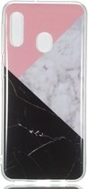 Samsung Galaxy A20e Hoesje - Mobigear - Marble Serie - TPU Backcover - Tricolor - Hoesje Geschikt Voor Samsung Galaxy A20e
