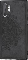 Samsung Galaxy Note 10 Plus Hoesje - Mobigear - Mandala Serie - Hard Kunststof Backcover - Zwart - Hoesje Geschikt Voor Samsung Galaxy Note 10 Plus