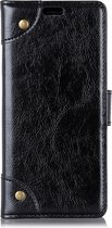 LG V40 ThinQ Hoesje - Mobigear - Ranch Serie - Kunstlederen Bookcase - Zwart - Hoesje Geschikt Voor LG V40 ThinQ