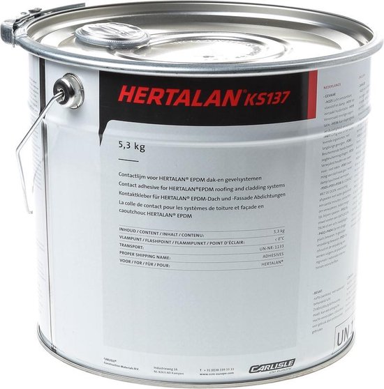 keuken Executie output Hertalen Epdm lijm ks137 5.3kg | bol.com