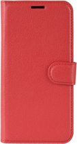 OPPO A3 Hoesje - Mobigear - Classic Serie - Kunstlederen Bookcase - Rood - Hoesje Geschikt Voor OPPO A3