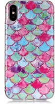 Apple iPhone XR Hoesje - Mobigear - Design Serie - TPU Backcover - Mermaid - Hoesje Geschikt Voor Apple iPhone XR