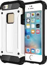 Apple iPhone 5/5s/SE Hoesje - Mobigear - Outdoor Serie - Hardcase Backcover - Wit - Hoesje Geschikt Voor Apple iPhone 5/5s/SE