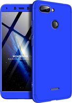 Xiaomi Redmi 6 Hoesje - Mobigear - 360 Serie - Hard Kunststof Backcover - Blauw - Hoesje Geschikt Voor Xiaomi Redmi 6