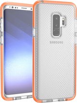 Mobigear Full Bumper TPU Backcover voor de Samsung Galaxy S9 Plus - Transparant / Oranje