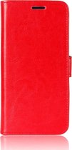 Motorola Edge Plus Hoesje - Mobigear - Wallet Serie - Kunstlederen Bookcase - Rood - Hoesje Geschikt Voor Motorola Edge Plus