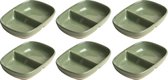 2-vaks Dipper groen - set 6 stuks