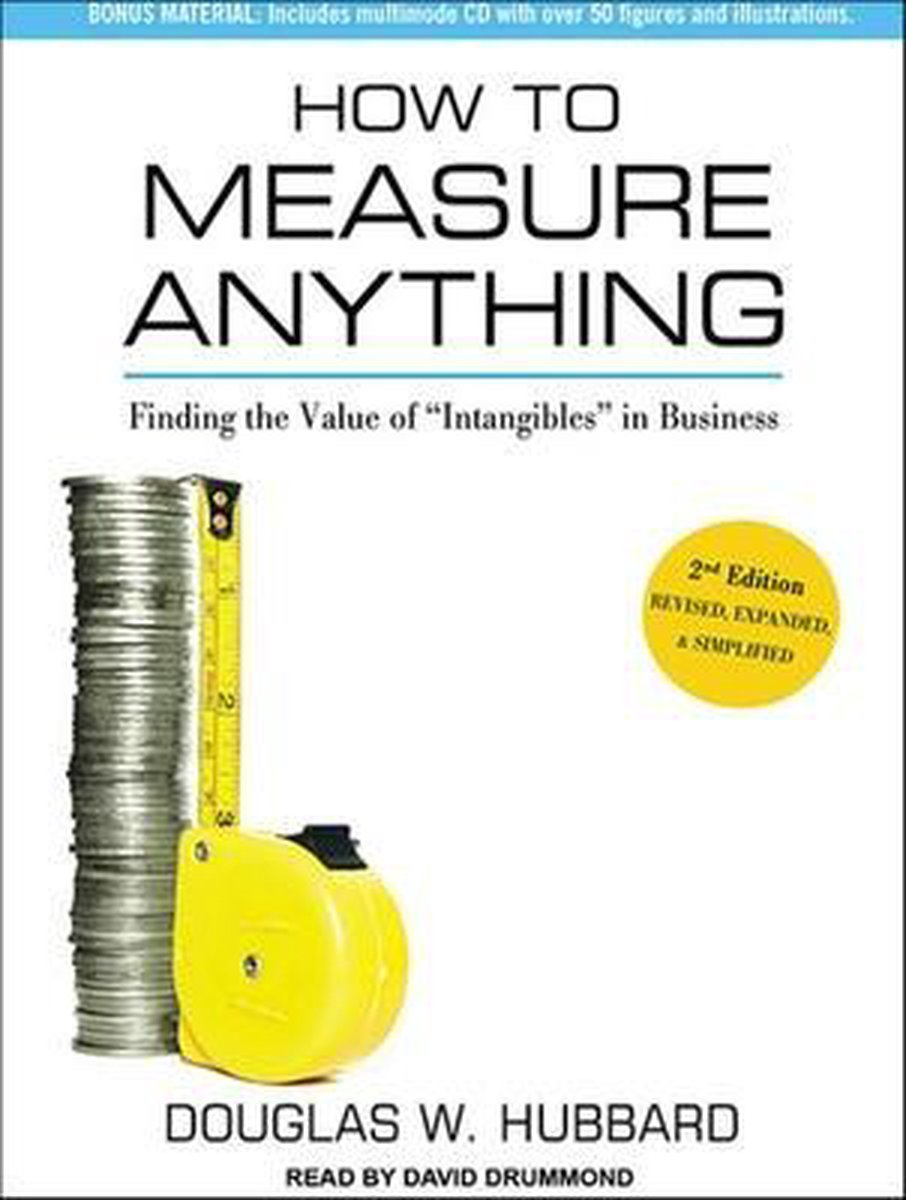How to Measure Anything, Douglas W. Hubbard 9781452604206