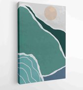 Mountain and landscape wall arts vector 2 - Moderne schilderijen – Vertical – 1908283531 - 80*60 Vertical