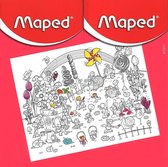 Maped 831213 - XL kleurposter - ROZE