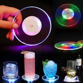 Coaster Lumineux Rond - Couleurs RVB - LED