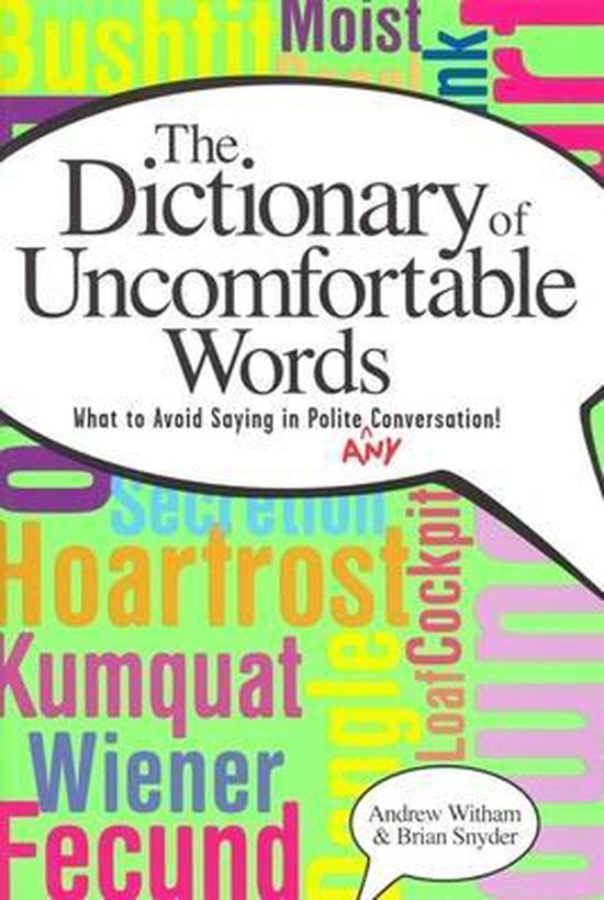 A Dictionary of Uncomfortable Words - cover