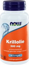 Now Foods - Krillolie 500 mg - Rijk aan Omega-3 Vetzuren -  60 Softgels