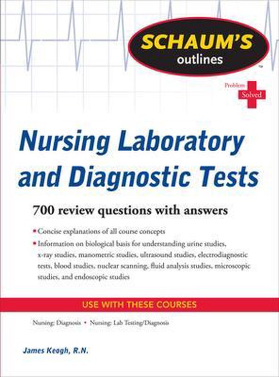 Schaum's Outline of Nursing Laboratory and Diagnostic Tests - cover
