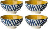 Schaaltje Ø 10cm Hexagon - set 6 stuks