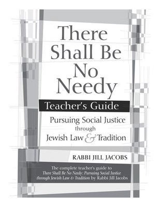 There Shall Be No Needy Teacher's Guide - cover