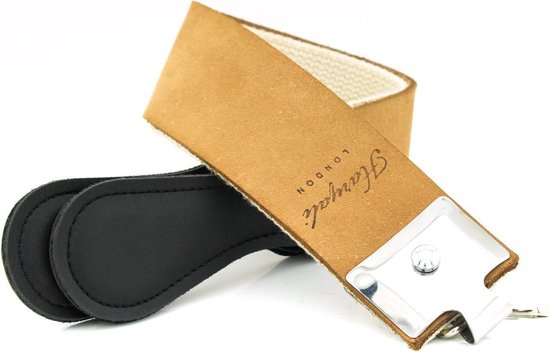 Professioneel kapper Leer Strop voor verscherping kapper Scheermes messen (Leather Strop for Razor) - Haryali London