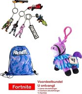 Fortnite figuurtjes gymtas - Super voordeelbundel - 3 delig