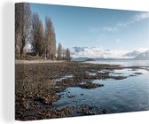 La côte du lac Wanaka en Nouvelle-Zélande Toile 60x40 cm - Tirage photo sur toile (Décoration murale salon / chambre)