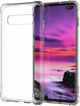 Transparant schokbestendig TPU-hoesje voor Galaxy S10 + (transparant)