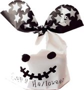 2 STKS Halloween Pompoen Ghost Tied Pocket Halloween Gift Bag Candy Bag (Wit)