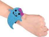 25 STKS Halloween Pop Ring Armband Ghost Festival Gift Feestdecoraties (Smurfen)