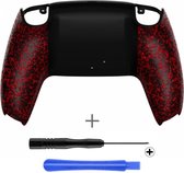 PS5 Controller Behuizing Shell - Rood 3D Grip - Back Shell