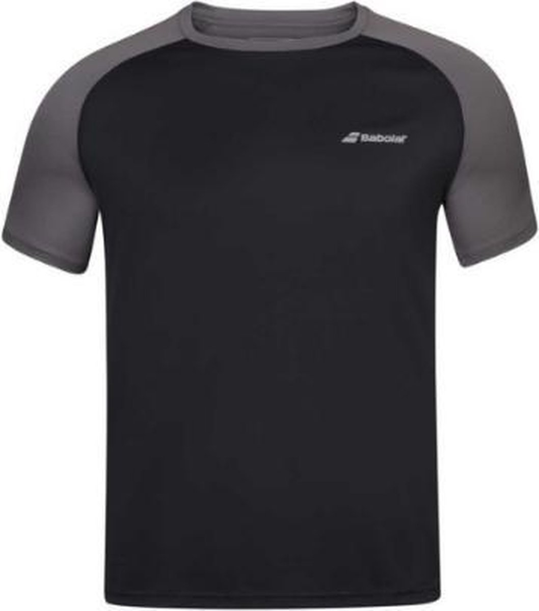 Babolat Padel T-shirt Play Crew Neck Zwart - Maat XL