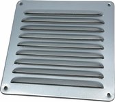 SENCYS de ventilation SENCYS - grille lame - aluminium anodisé - 19,5 x 19,5 cm - brossé mat - passage d'air 63 cm²
