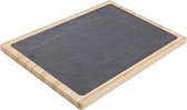 Cosy en Trendy Plank - Zwart - 30x40cm - Bamboe/Leisteen