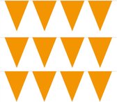 Pakket van 3x stuks oranje vlaggenlijnen slinger 5 meter - EK/WK - Koningsdag oranje supporter artikelen