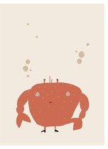 TRIXIE | Baby Poster | Mrs. Crab | 30 x 40 cm | Babykamer