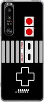 6F hoesje - geschikt voor Sony Xperia 1 III -  Transparant TPU Case - NES Controller #ffffff