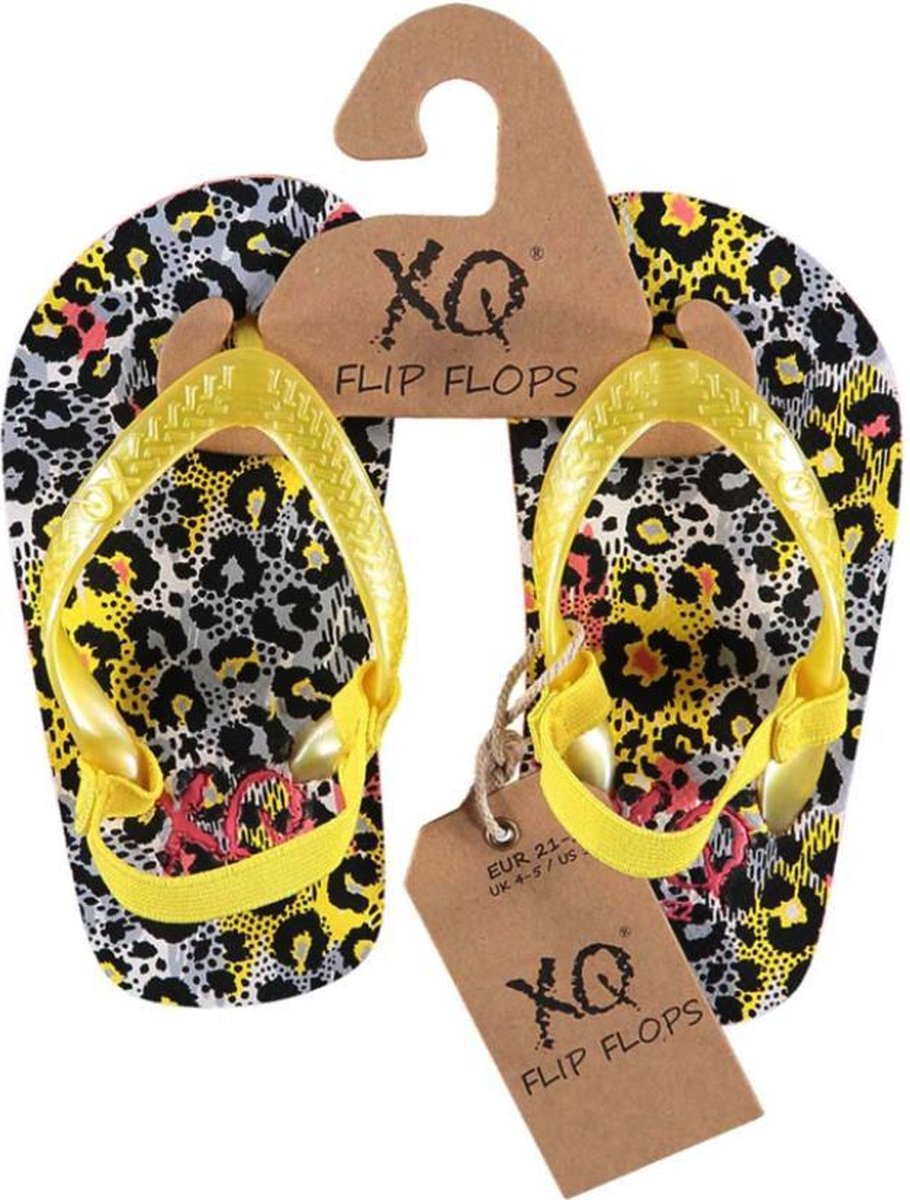 Meisjes slippers luipaard maat 21/22
