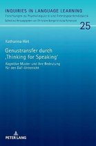 Inquiries in Language Learning- Genustransfer durch Thinking for Speaking