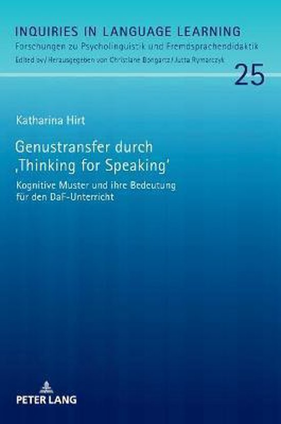 Inquiries in Language Learning- Genustransfer durch Thinking ... - cover