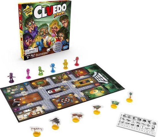 Thumbnail van een extra afbeelding van het spel Cluedo junior - Hasbro bordspel