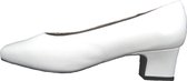 Stravers - Witte Pumps Klein Hakje Maat 42 Comfortabele Trouwschoenen Grote Maten
