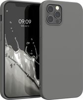 kwmobile telefoonhoesje geschikt voor Apple iPhone 12 Pro Max - Hoesje voor smartphone - Back cover in steengrijs