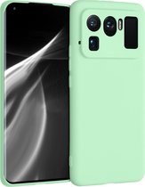 kwmobile telefoonhoesje voor Xiaomi Mi 11 Ultra - Hoesje voor smartphone - Back cover in mat mintgroen