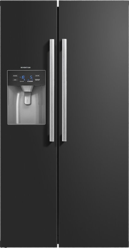 Amerikaanse koelkast: Inventum SKV1782BI - Amerikaanse koelkast - 516 liter - Zwart - No Frost, van het merk Inventum
