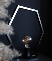 Borrentodesign - Tafellamp - industrieel - zwart - E27
