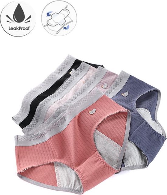 Menstruatie ondergoed - Tieners - Period underwear - Maat 164 - Blauw |  bol.com